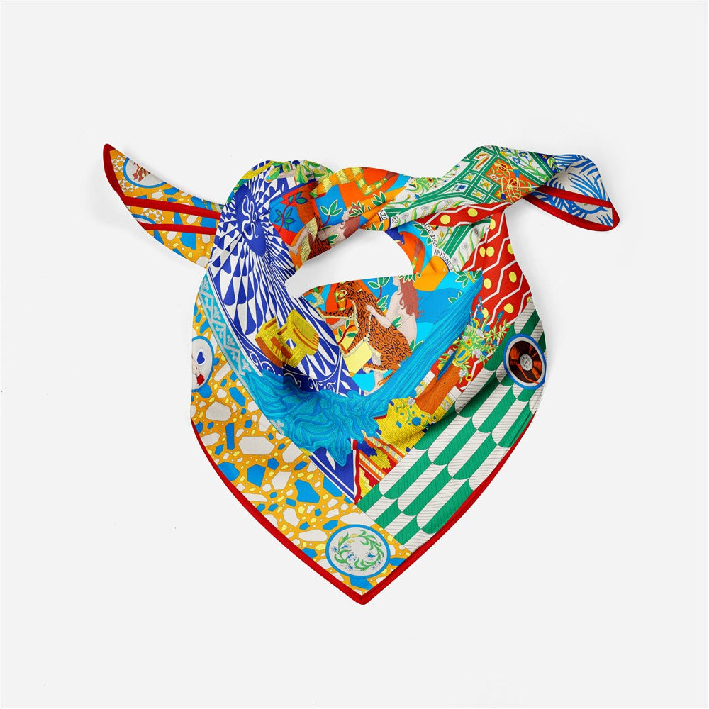 Palace Lady Knight Small Square Scarf