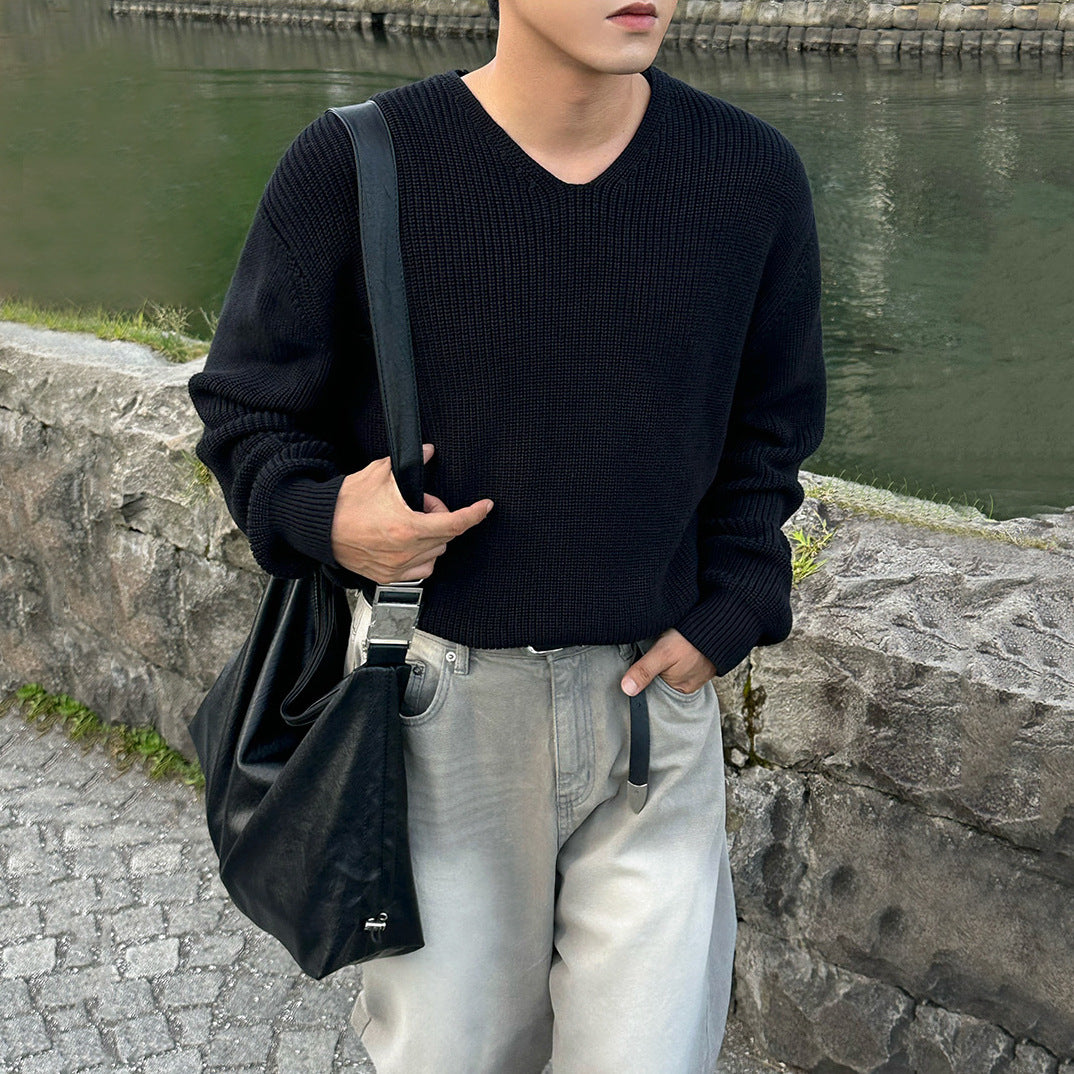 V-Neck Sweater Men