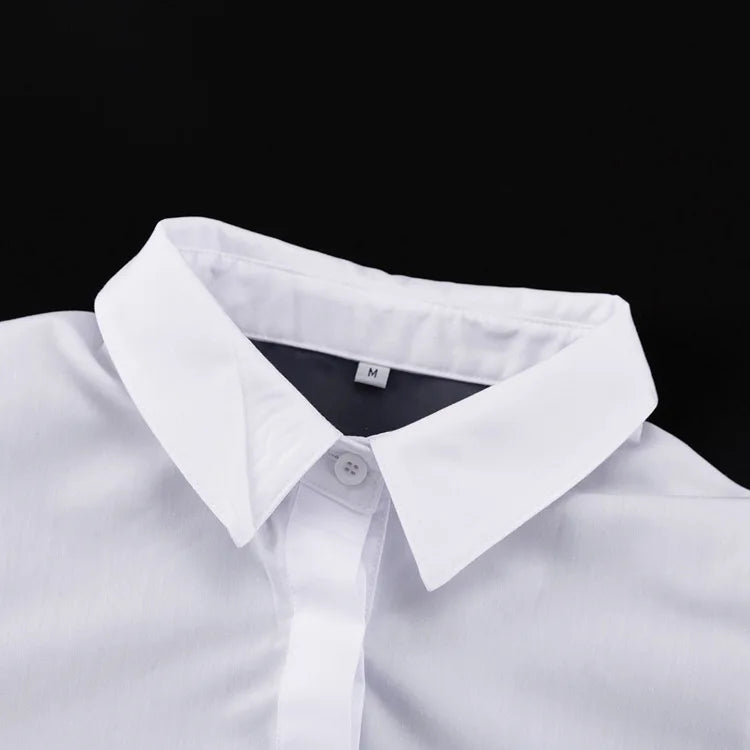 Long Sleeve High Waist Female Blouse