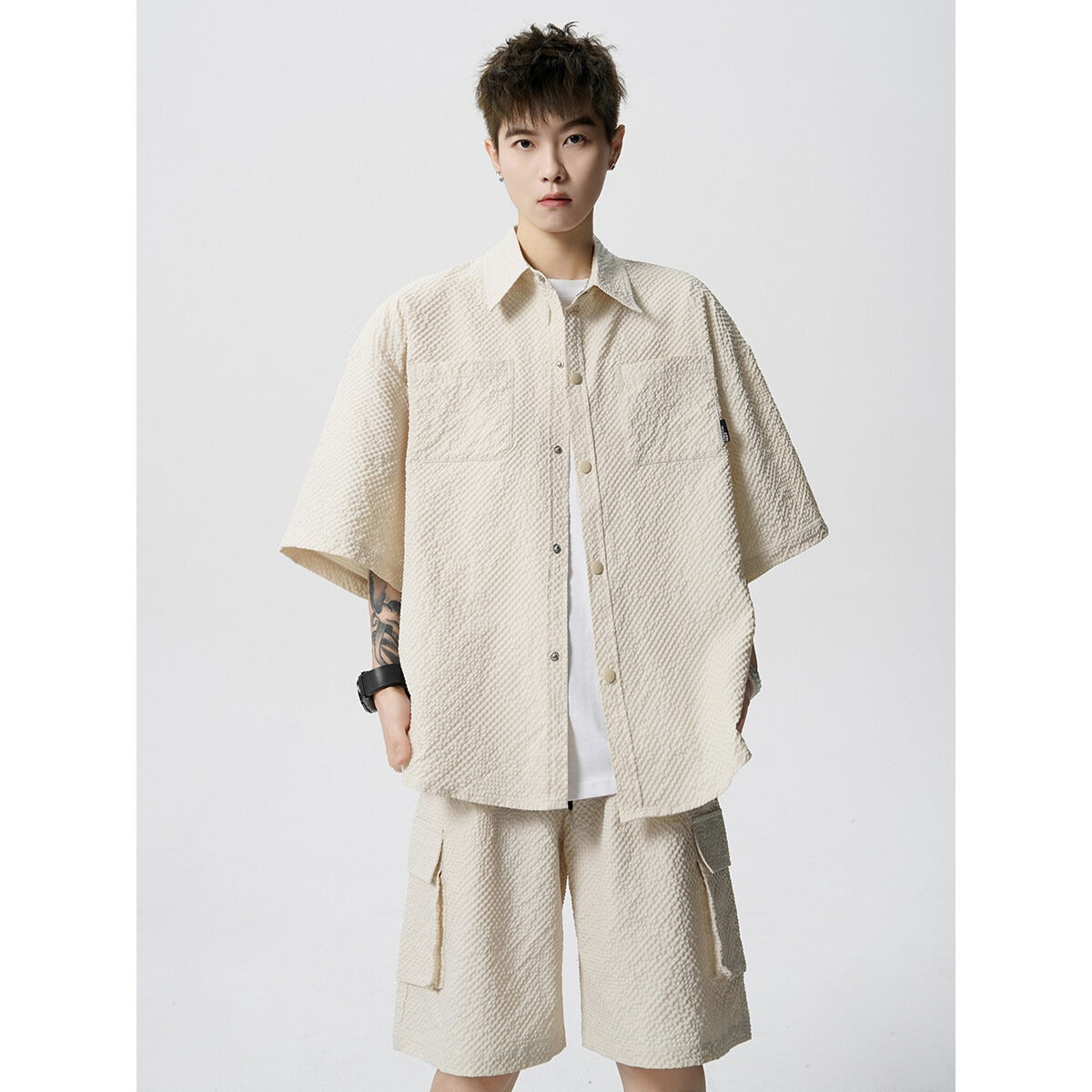 Short Sleeve Casual Set for Men