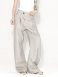 Stripe Texture pants for Men and women