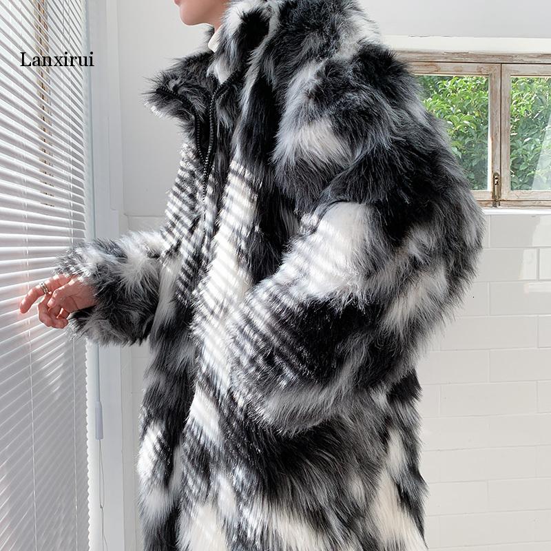 Camouflage Thick Fur Collar Coats