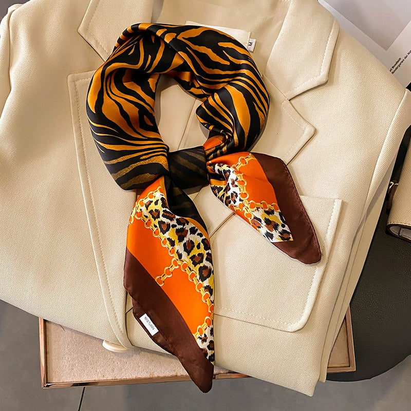 Leopard Pattern Warm and Cold Scarf