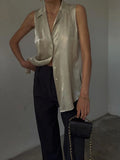 Sleeveless Off Shoulder Blouse