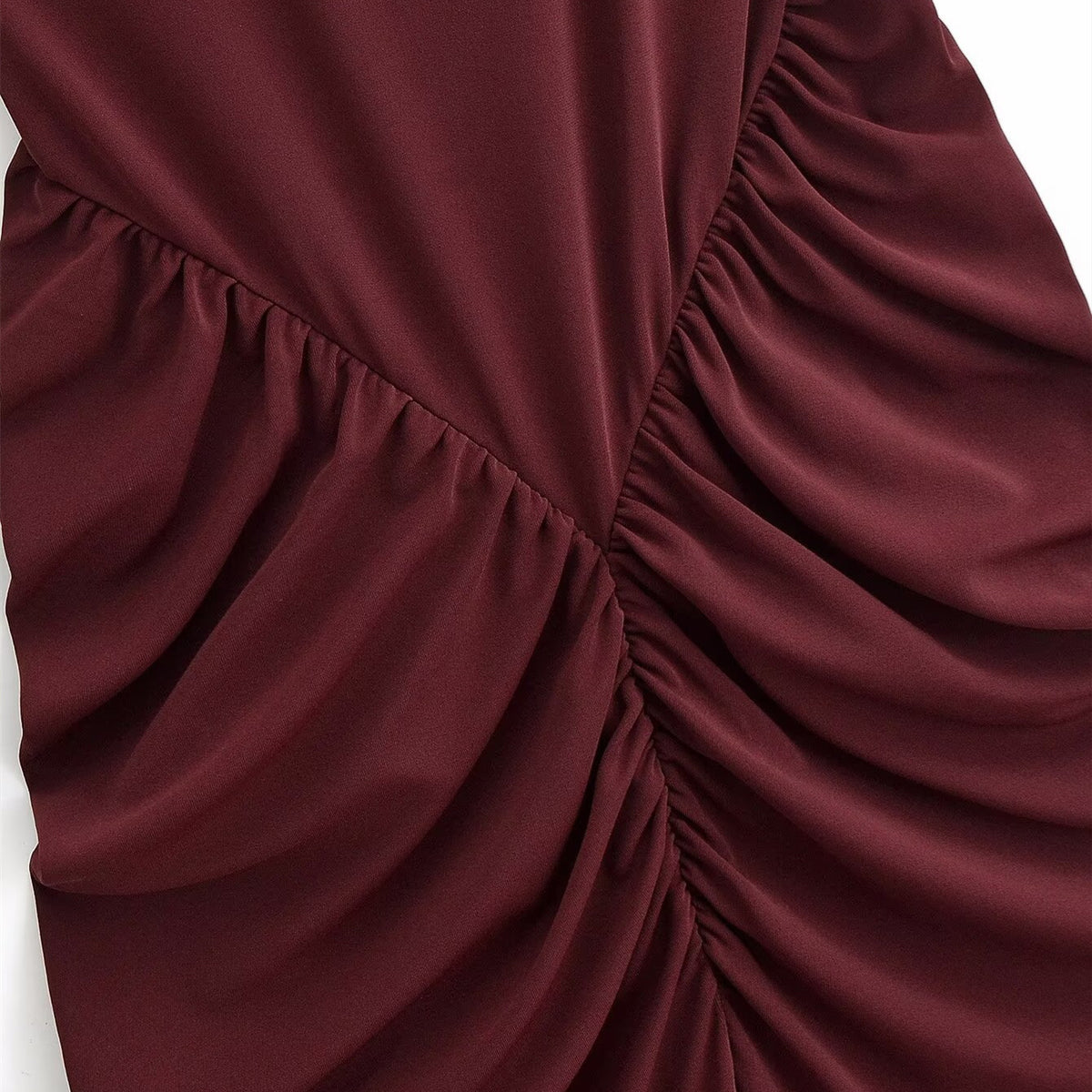 Wrinkled corset dress