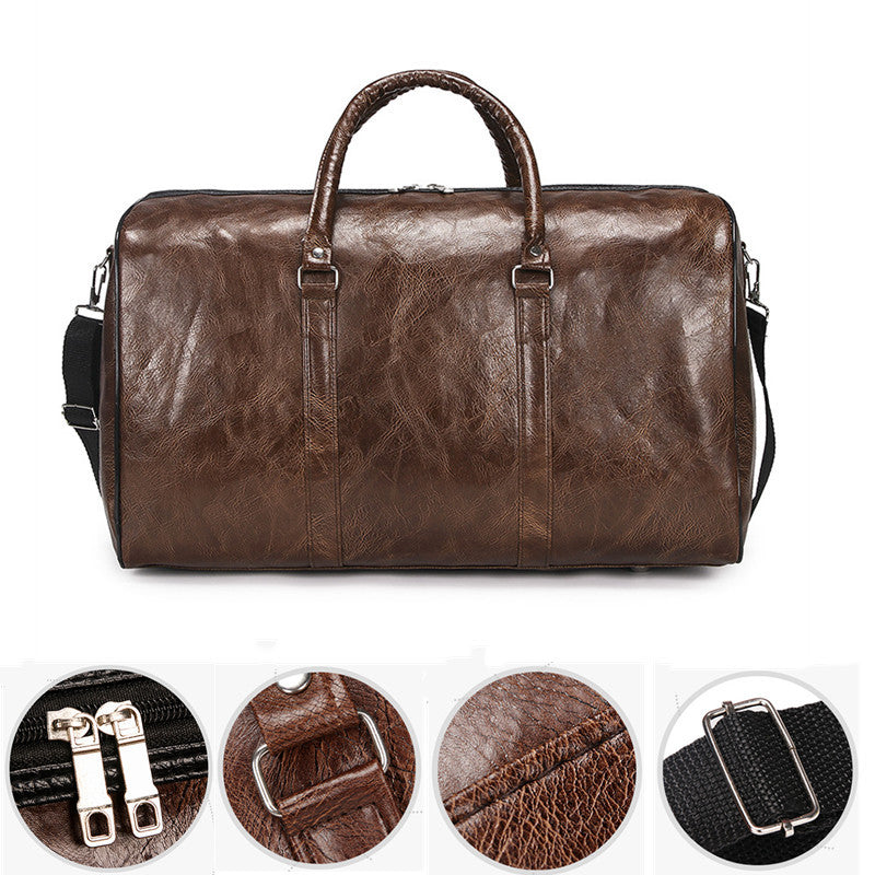 Cylindrical luggage bag