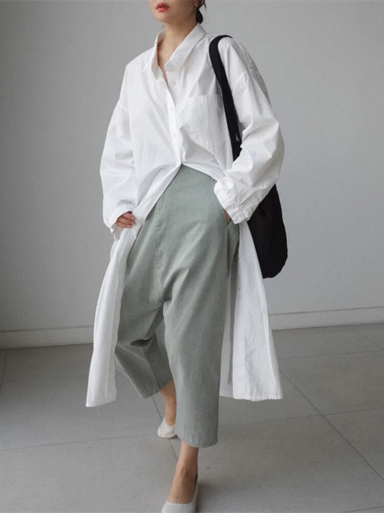 Long Sleeve Loose Fit Shirt