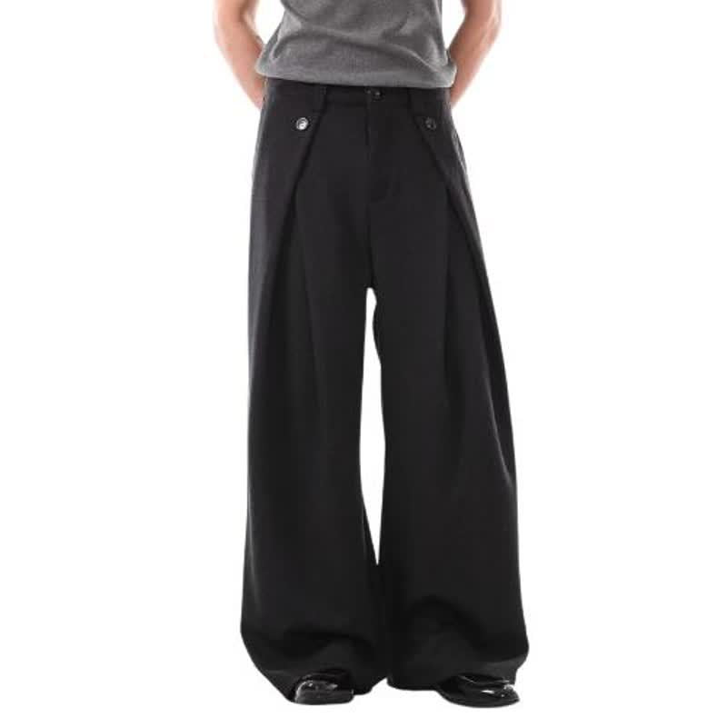 Double Pleat A-Line pant for Men