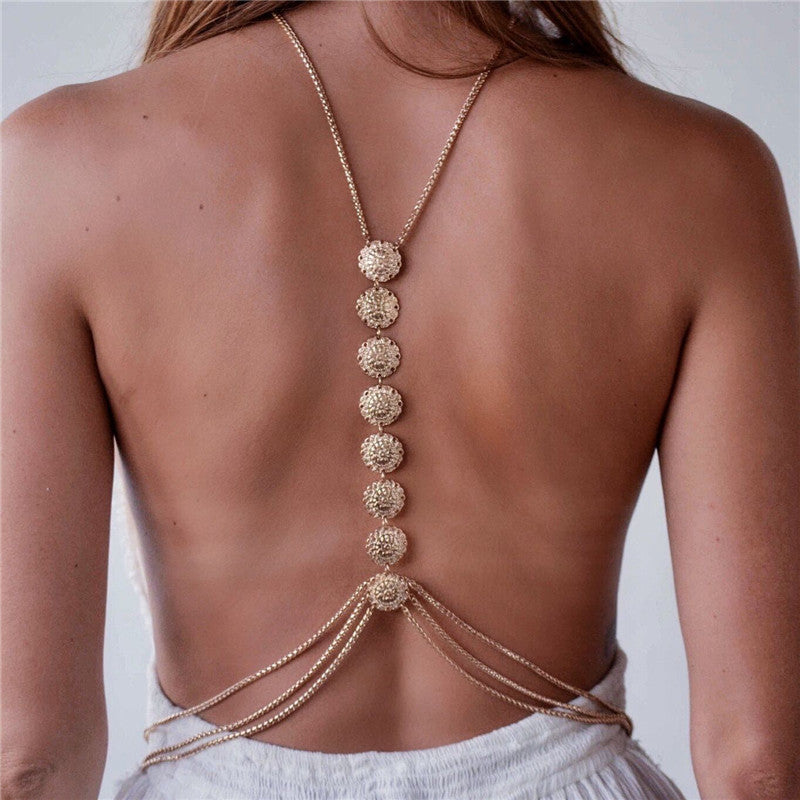 Carved Disc Body Chain