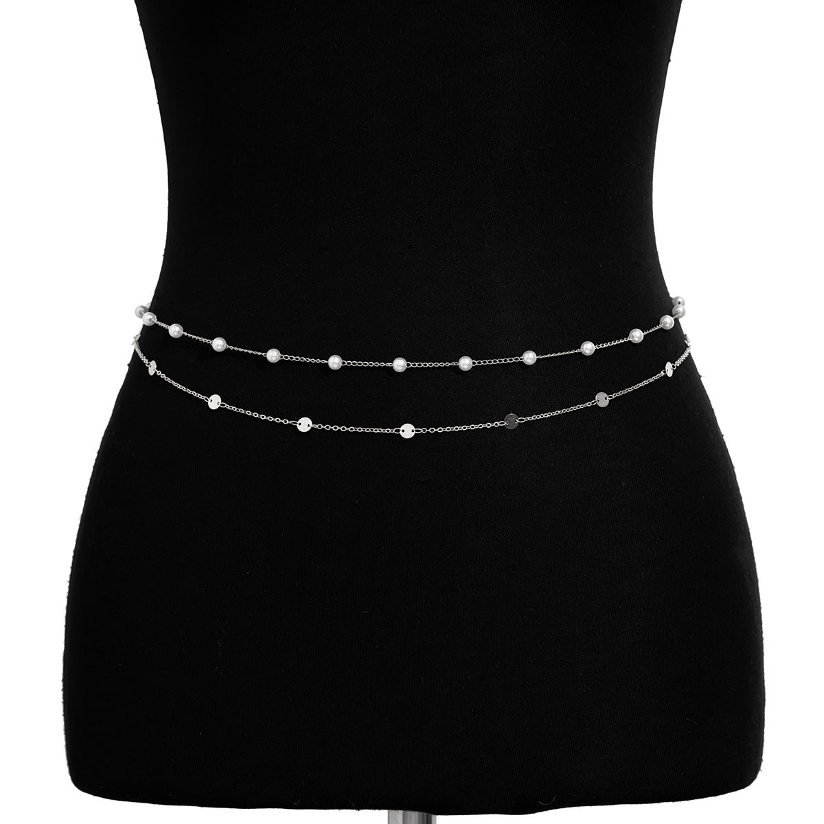 Double layered waist chain