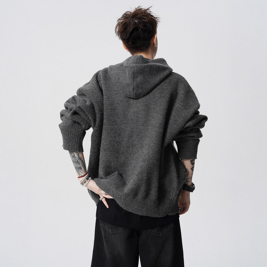Hooded Knit Sweater for Men