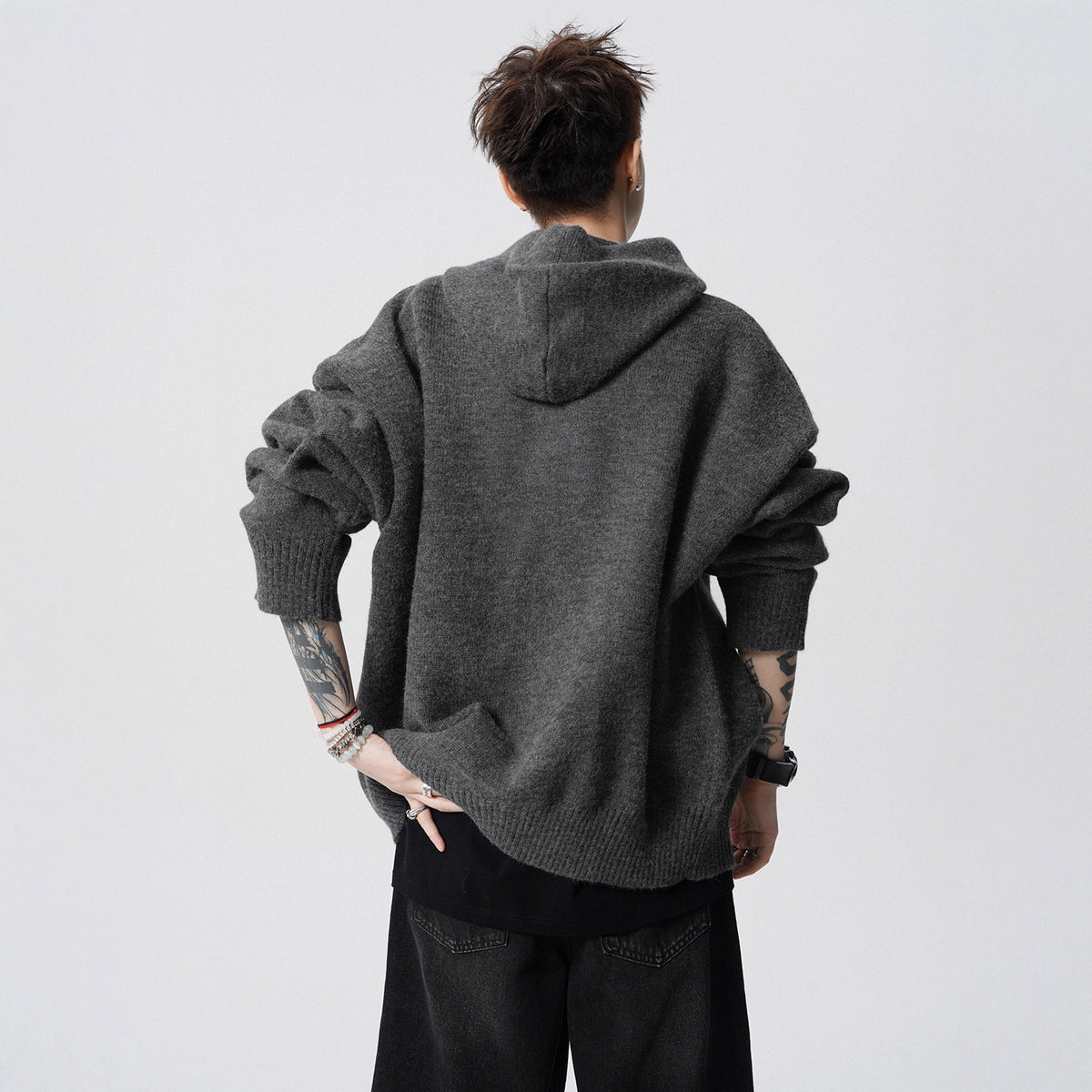 Hooded Knit Sweater for Men