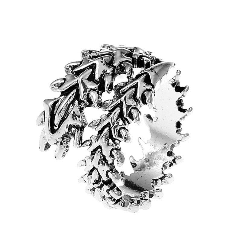 Spine Skull Ring