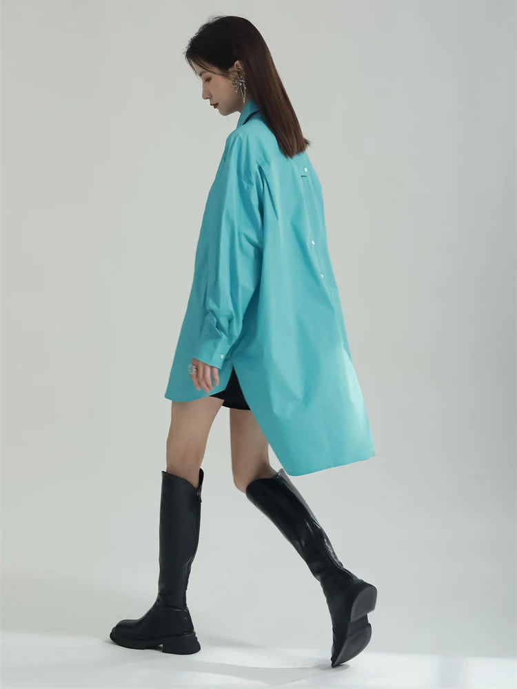 Long Sleeve Casual Loose Shirts For Women