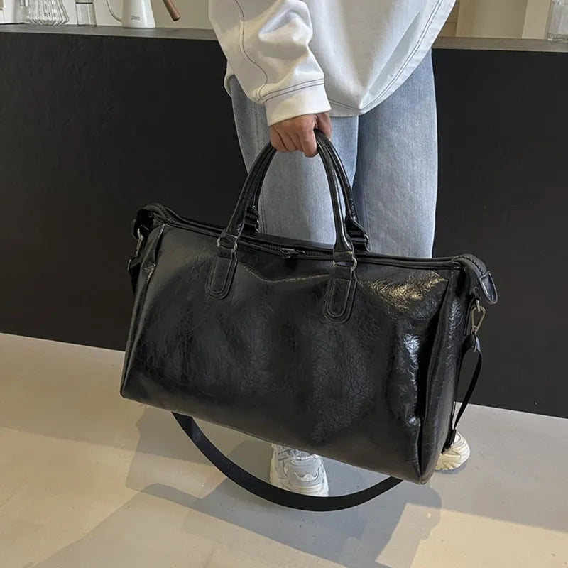 Leather Oversize Travel Bag
