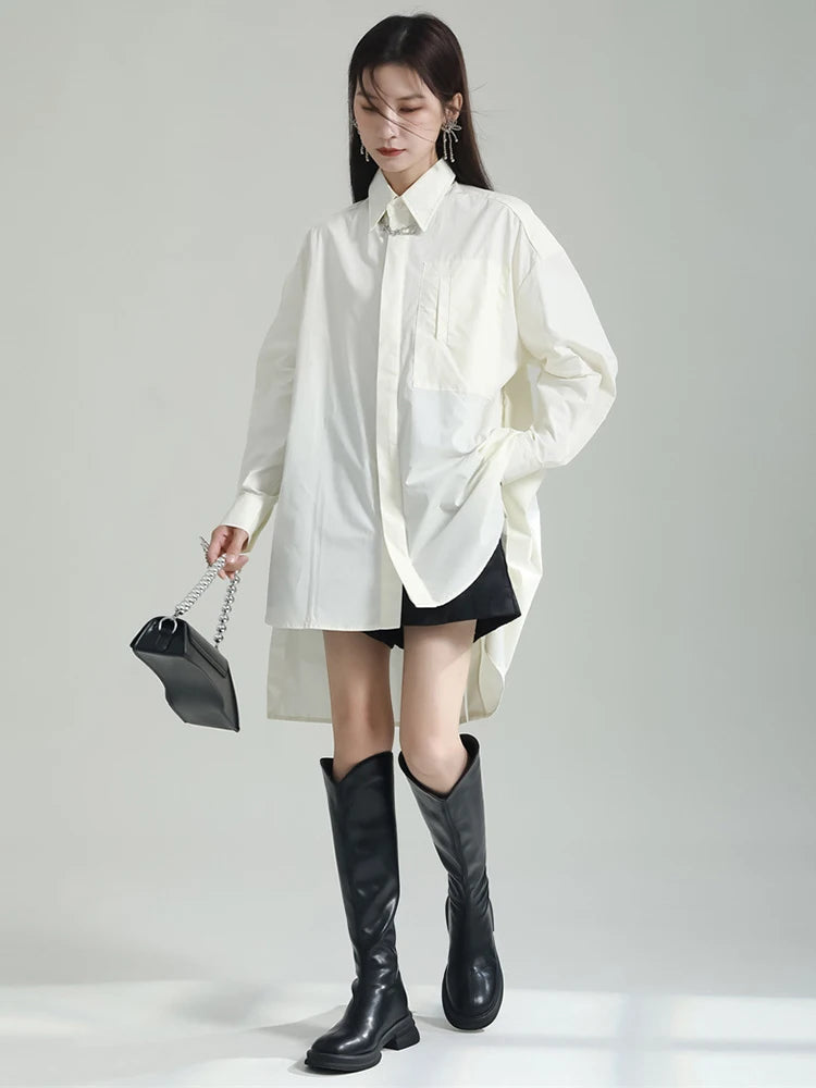 Long Sleeve Casual Loose Shirts For Women