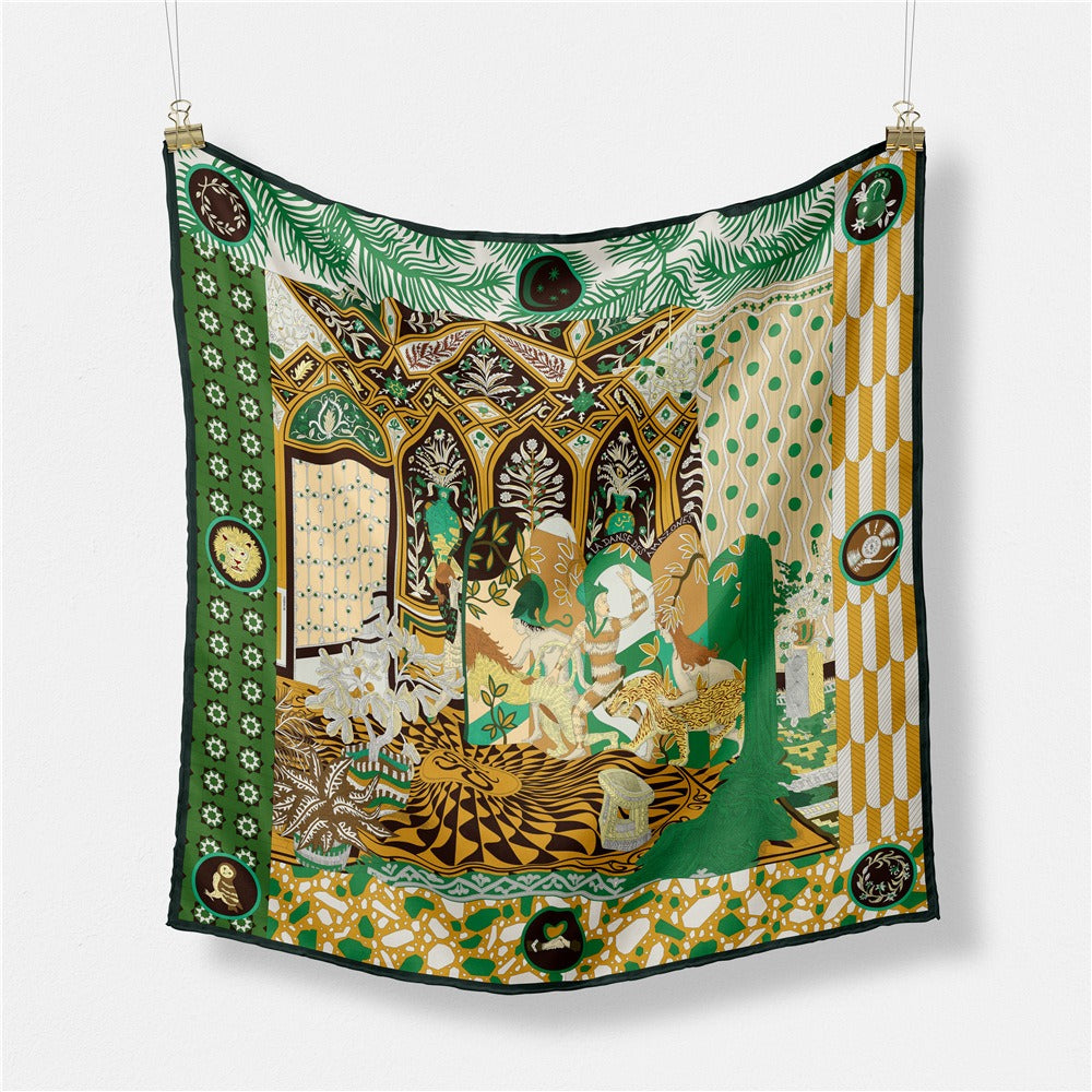 Palace Lady Knight Small Square Scarf