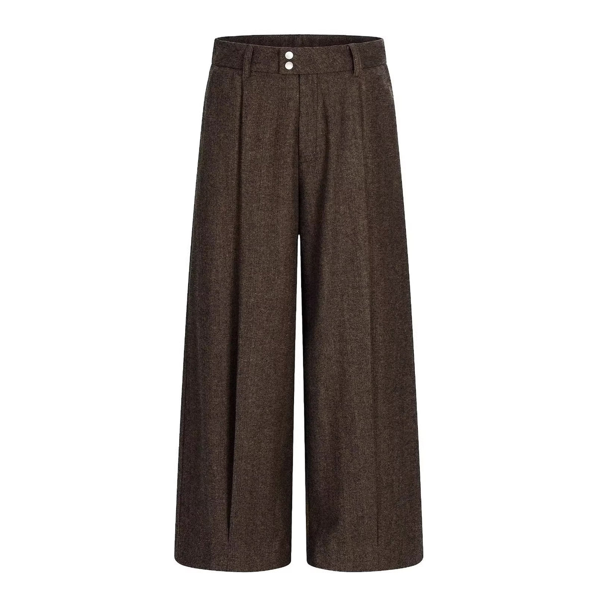 Smart Double Pleat Casual Trousers for Men and Women