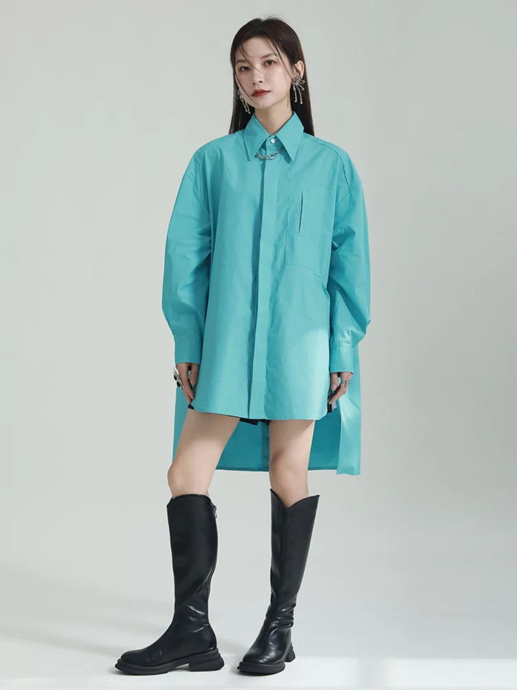 Long Sleeve Casual Loose Shirts For Women