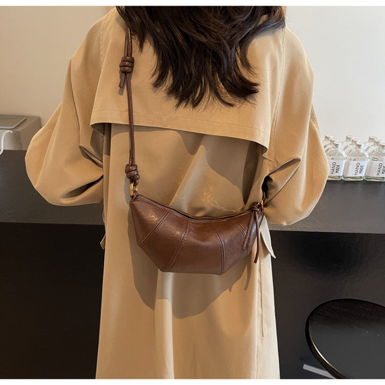 Crossbody cow horn bag