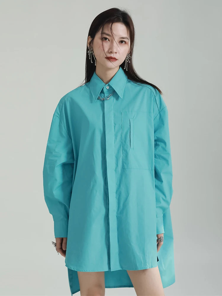 Long Sleeve Casual Loose Shirts For Women