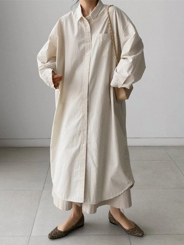 Long Sleeve Loose Fit Shirt