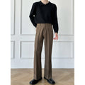 High-Drape Straight Leg Formal pants