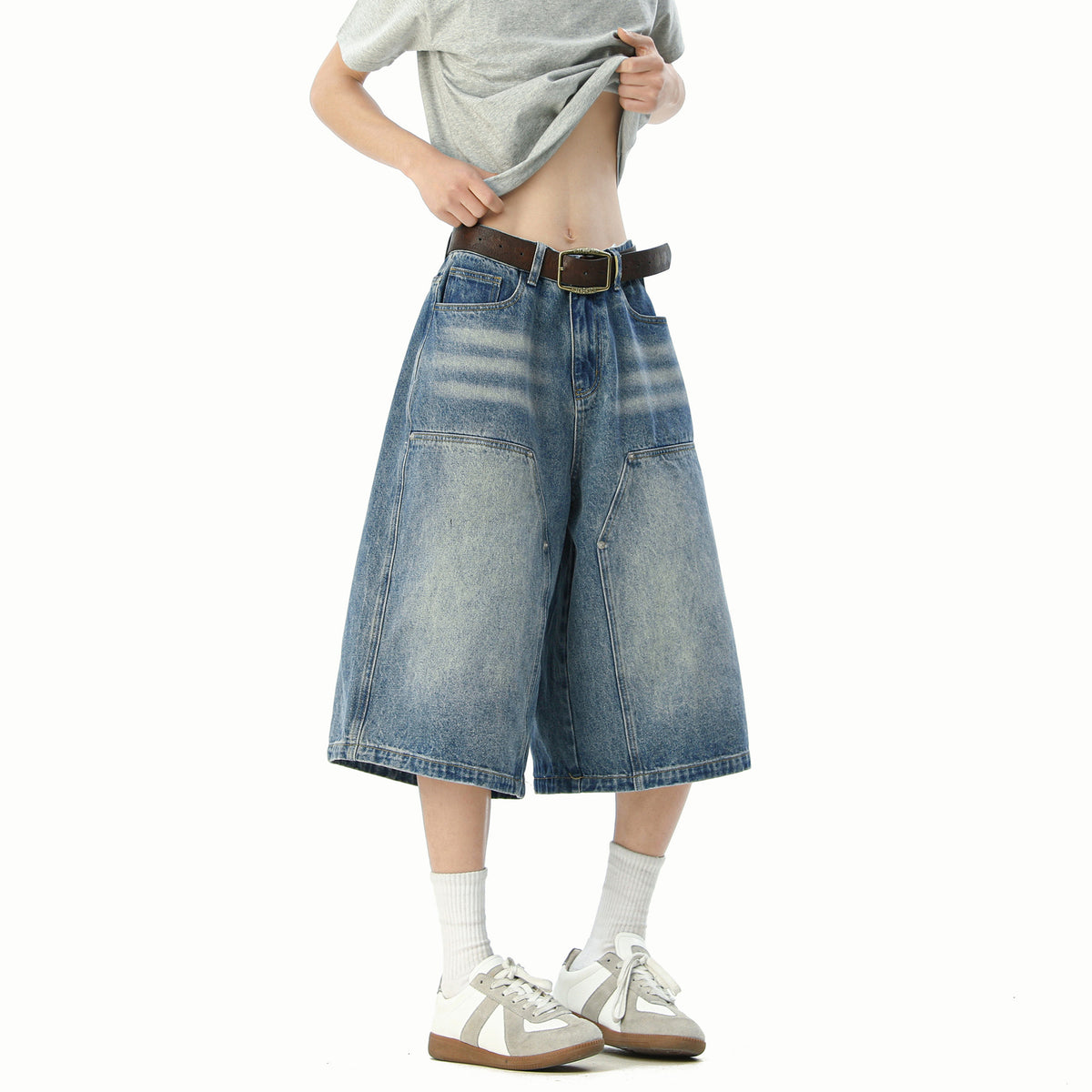 Unisex Shorts Jeans