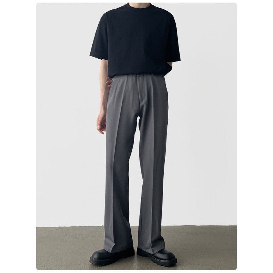 High-Drape Straight Leg Formal pants