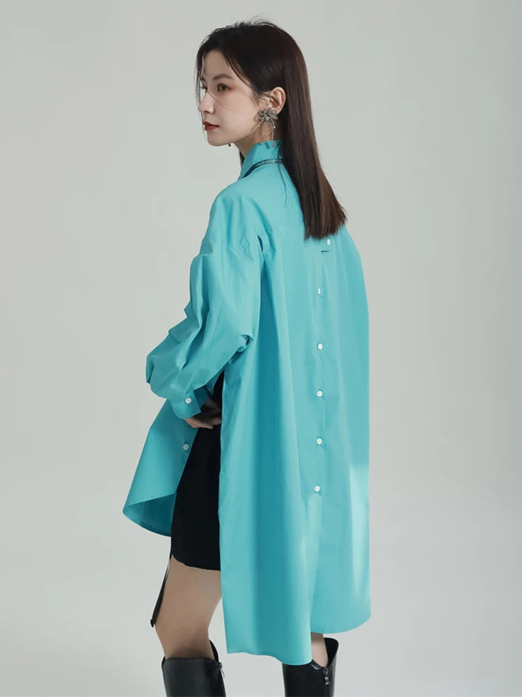 Long Sleeve Casual Loose Shirts For Women