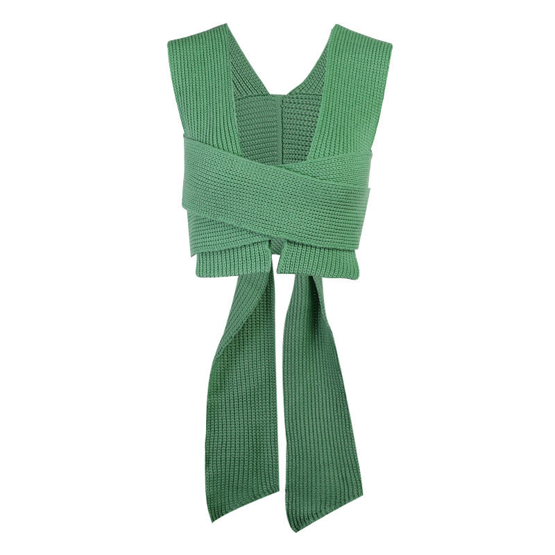Cross-woven tops