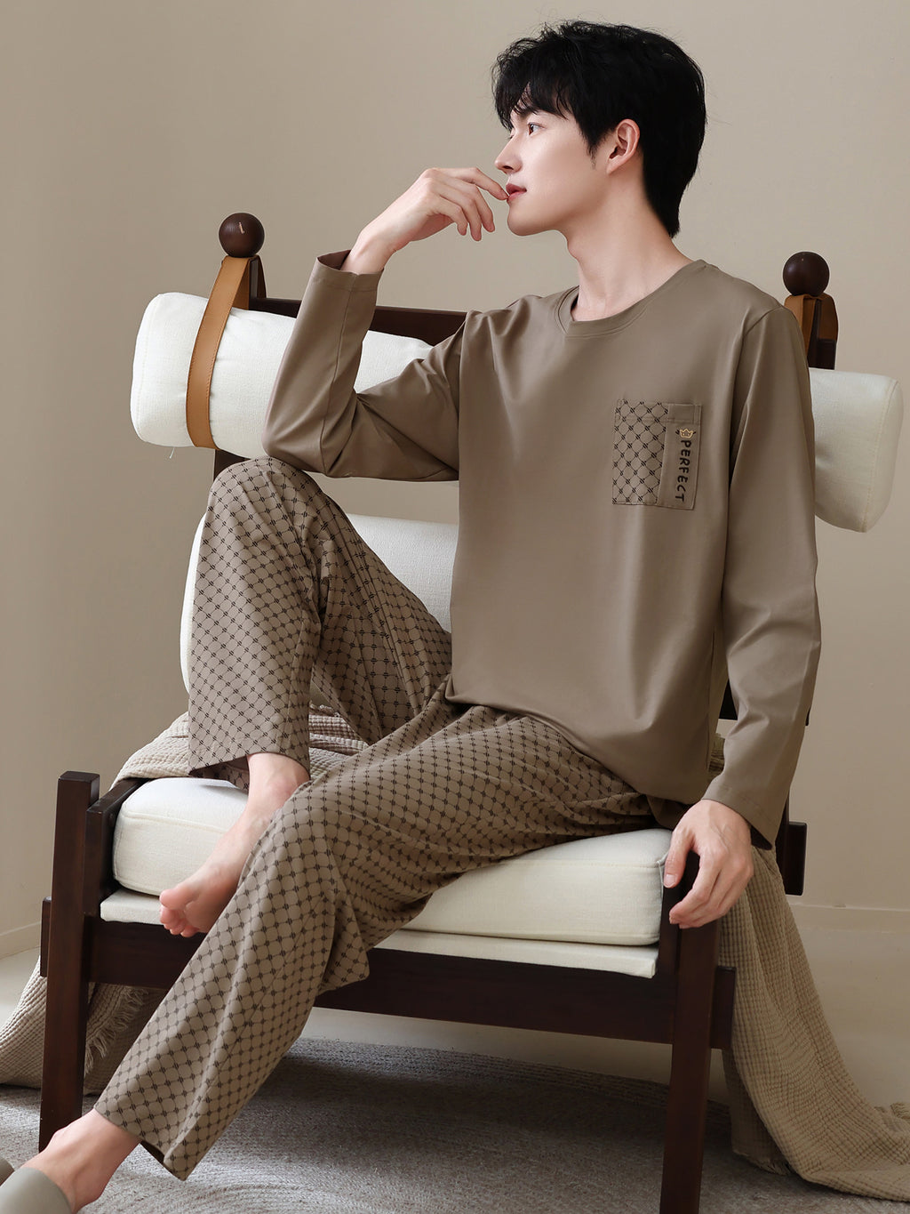 Men in pajamas