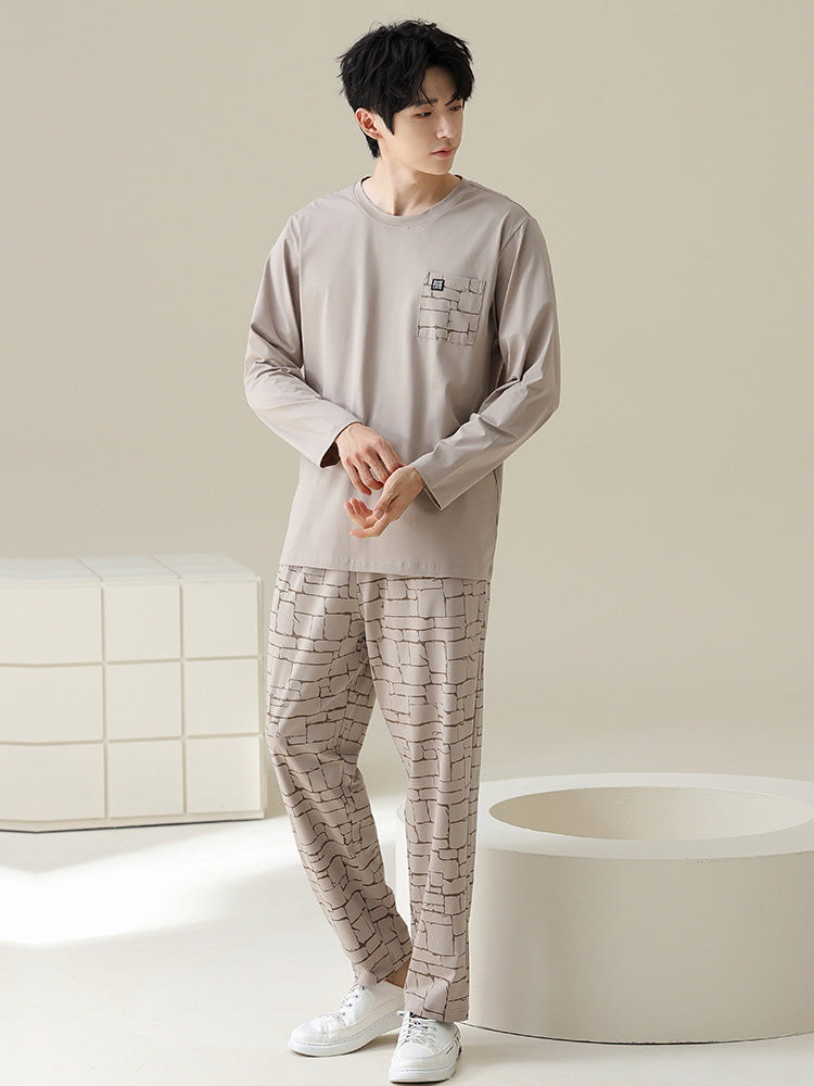 Men in pajamas