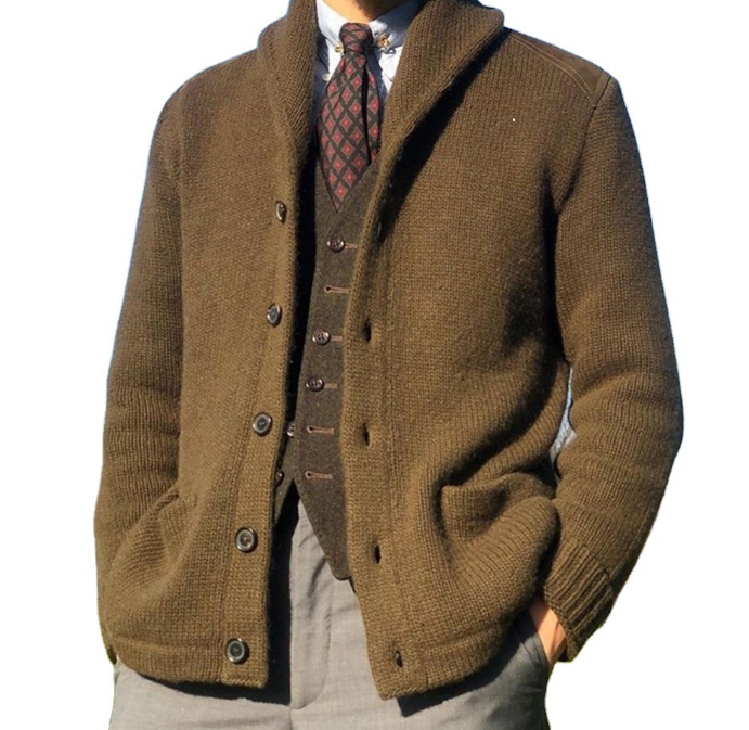 Knitted Coat for men
