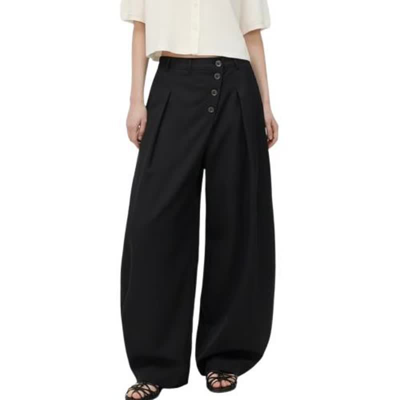 Design Buttoned Slash Cut pants for Men