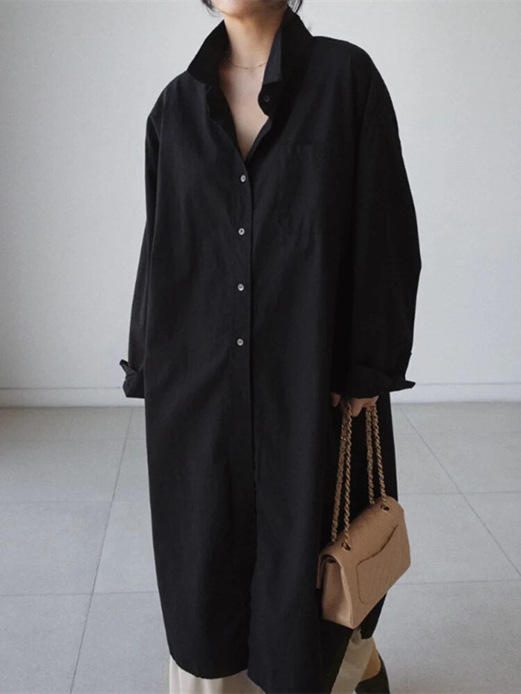 Long Sleeve Loose Fit Shirt