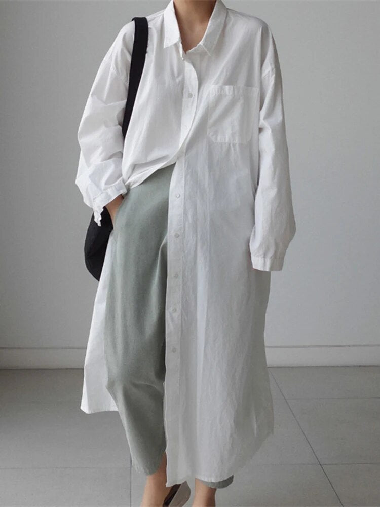 Long Sleeve Loose Fit Shirt
