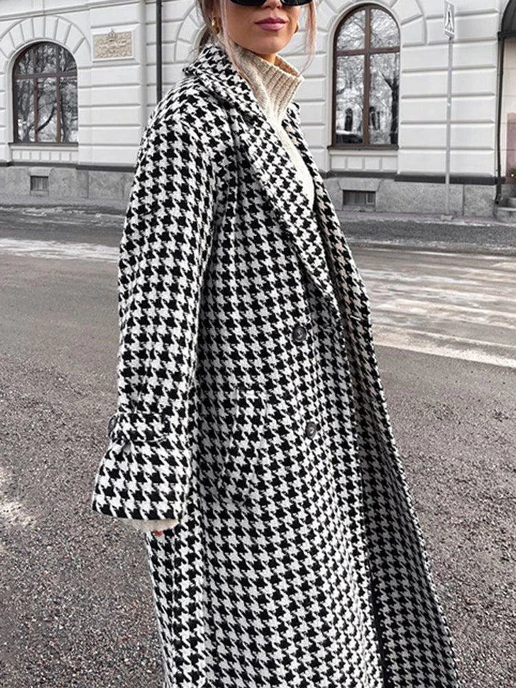 Patchwork Lace Up Coats