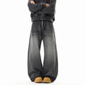 Knife-Edge Denim Pants Men