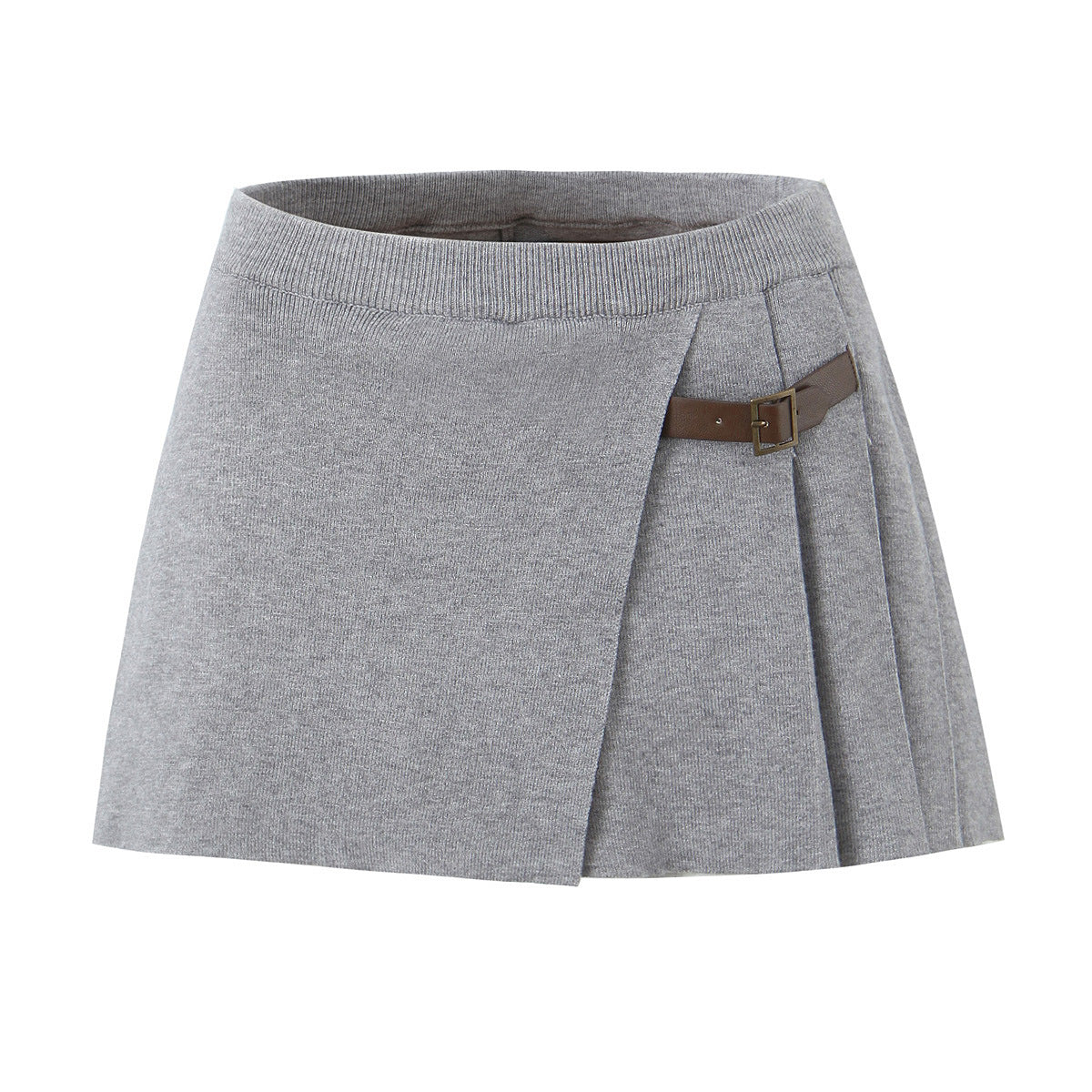 Knitted half skirt