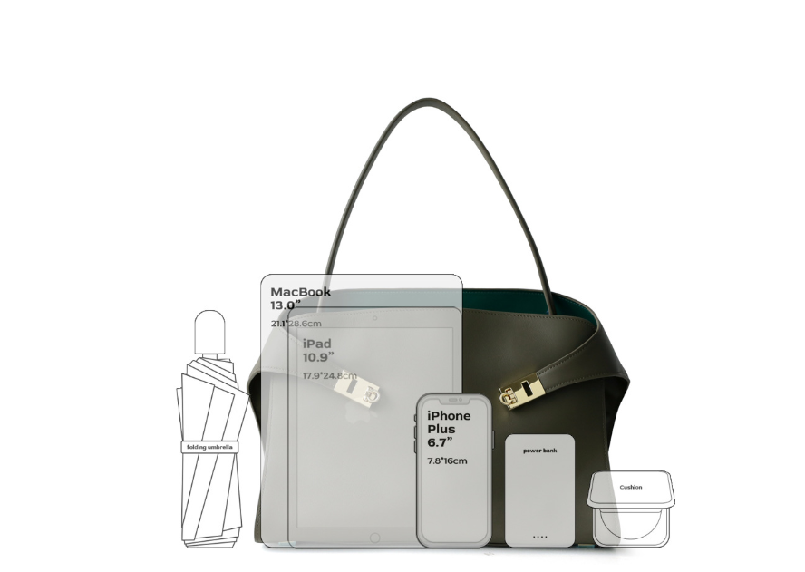 Luxe Leather Tote Bag
