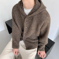 Thick Hooded Cardigan Sweater