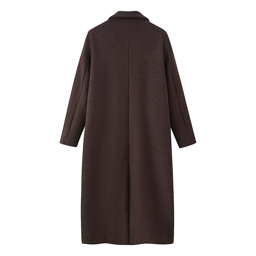 Long woolen coat