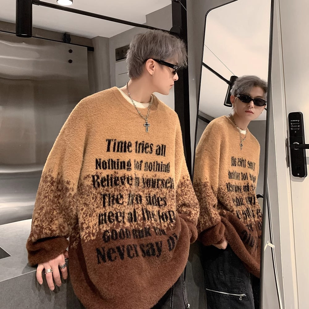 Thick Knit Sweater for Men