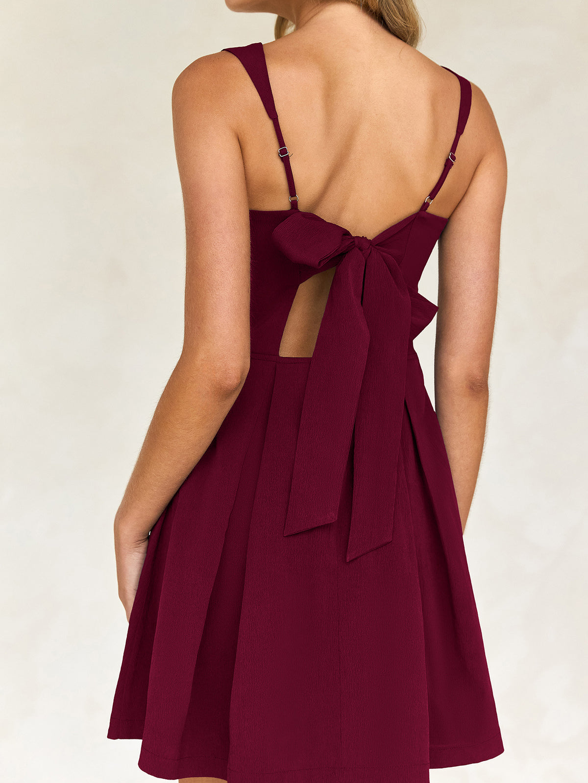 Butterfly Tie Strapless Dress