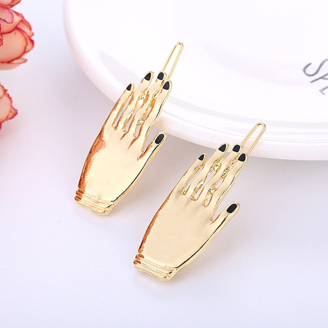 Nail Hand Hair Clips