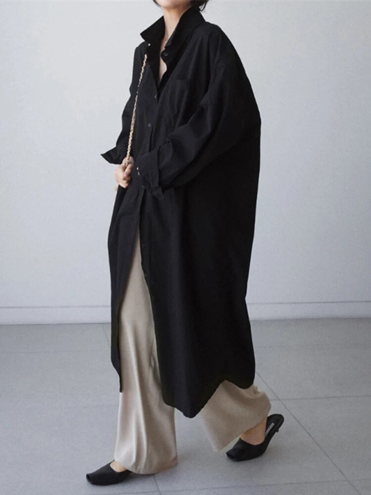 Long Sleeve Loose Fit Shirt
