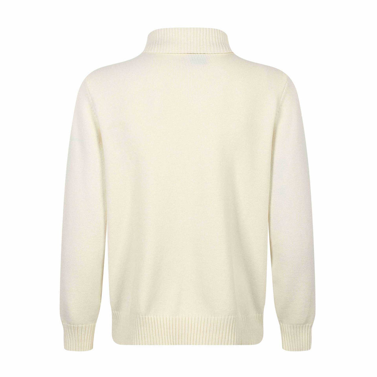 Double-Layered High Neck Long Sleeve Knitwear