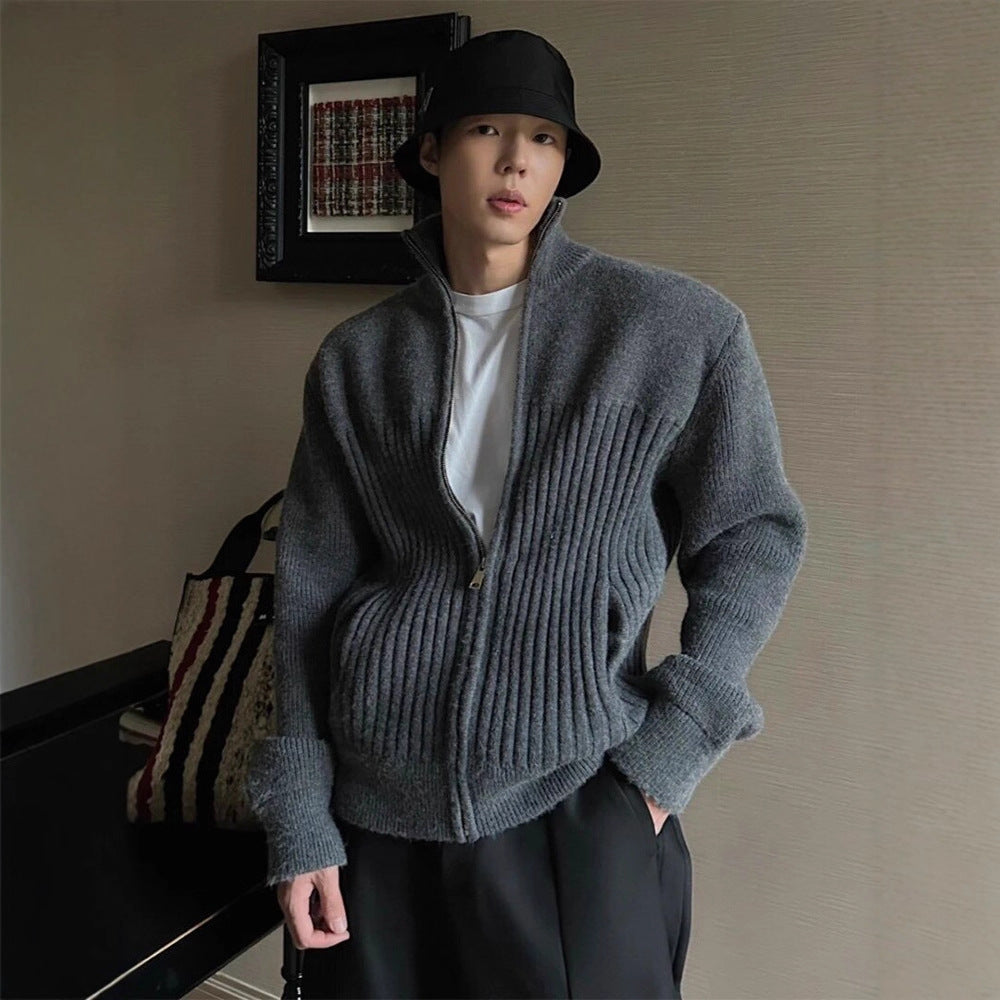 Double-Zip Sweater