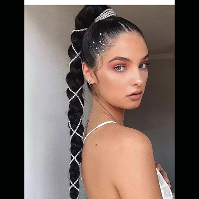 Rhinestone Long Headwear